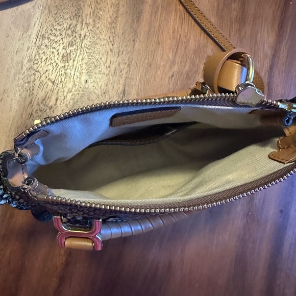 Chloe Marcie Mini Python-Embossed Double-Carry Satchel Bag - Picture 12 of 14